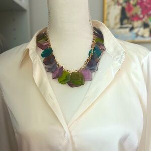 colorful statement necklace